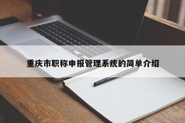 重慶市職稱申報管理系統(tǒng)的簡單介紹