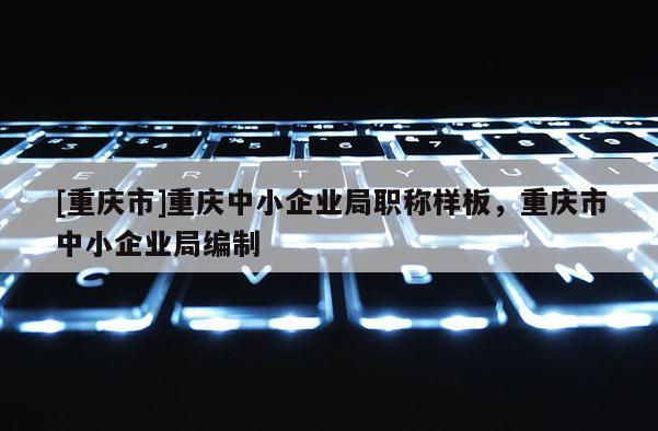 [重慶市]重慶中小企業(yè)局職稱樣板，重慶市中小企業(yè)局編制