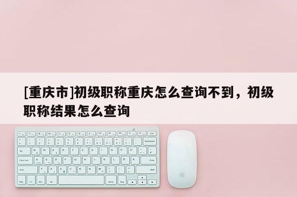[重慶市]初級職稱重慶怎么查詢不到，初級職稱結(jié)果怎么查詢