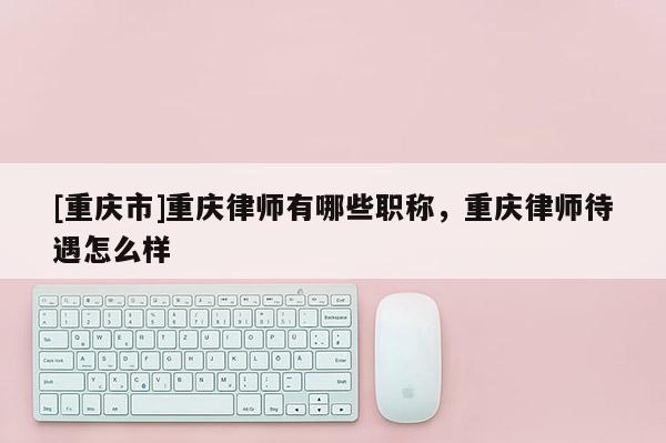 [重慶市]重慶律師有哪些職稱，重慶律師待遇怎么樣